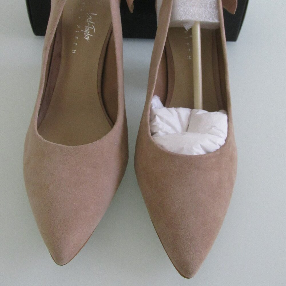 Lord & Taylor Laci (New) Suede Heels Size 8 M